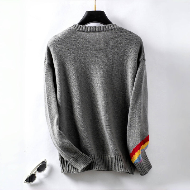 Eliza™ | Pull Arc-En-Ciel Décontracté et Confortable