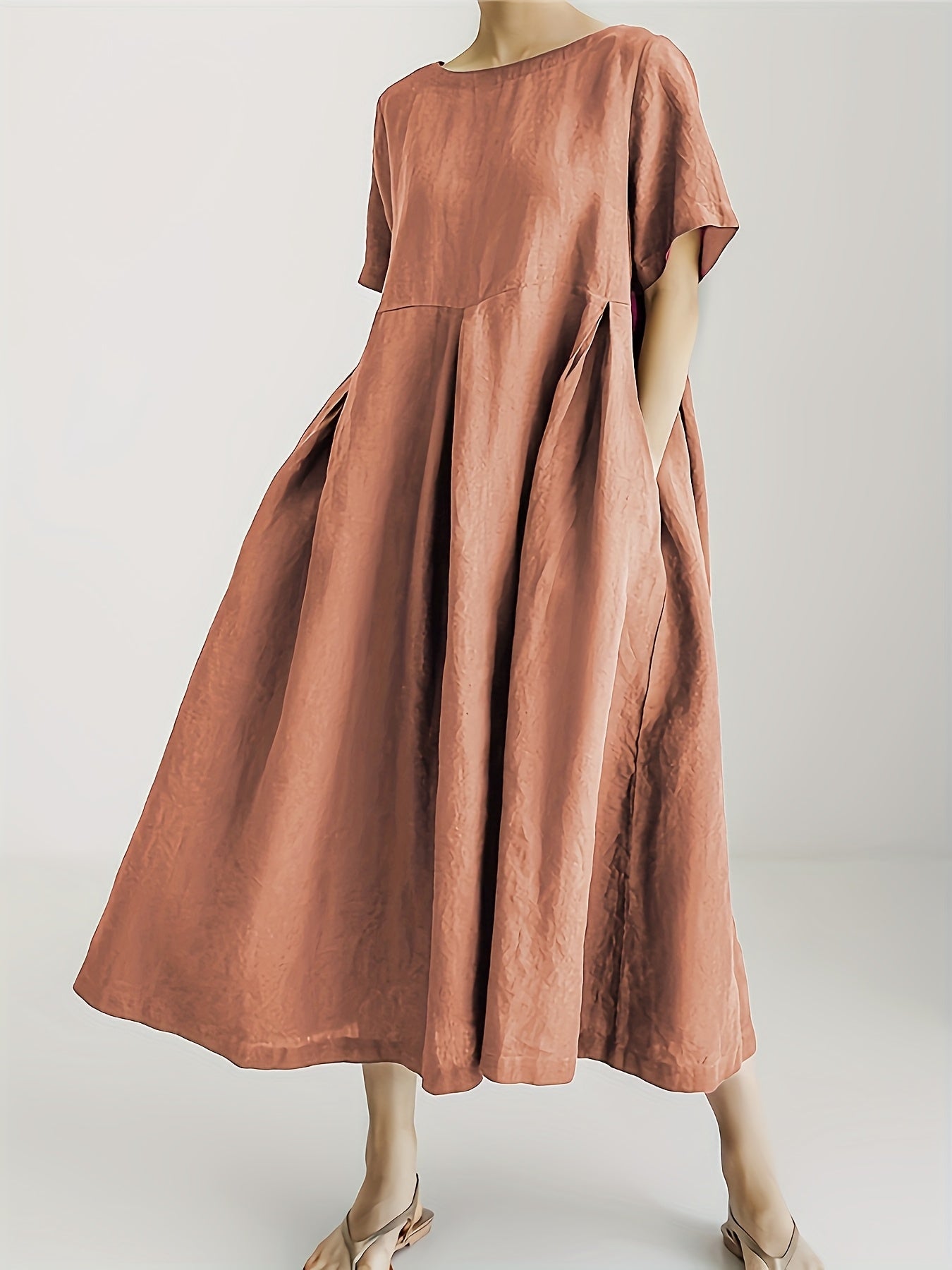 Juliette™ | Robe Longue Élégante en Lin