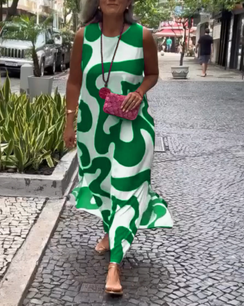 Marbi™ | Robe A-Line Élégante en Coton