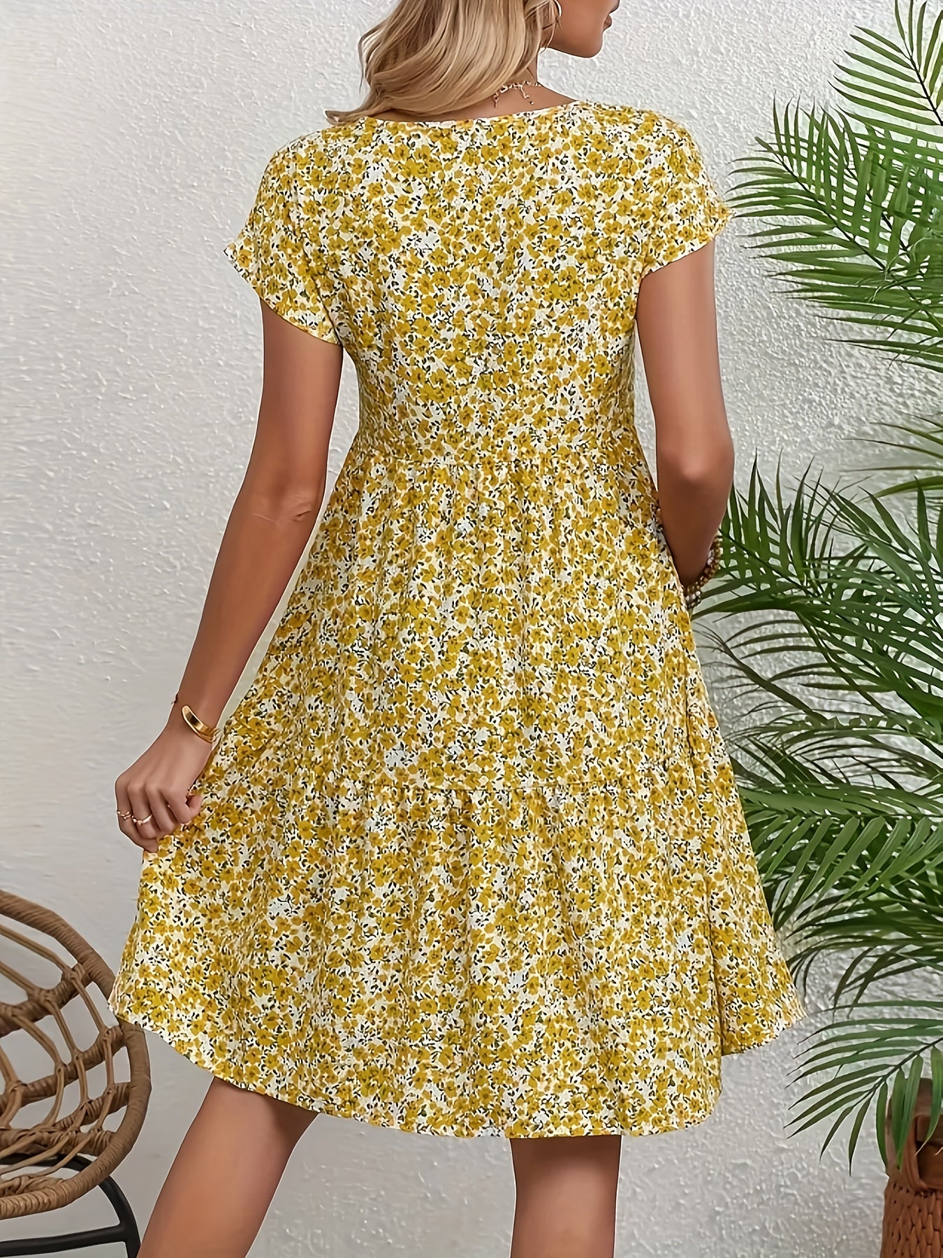 Pena™ | Robe Vintage à Imprimé Floral