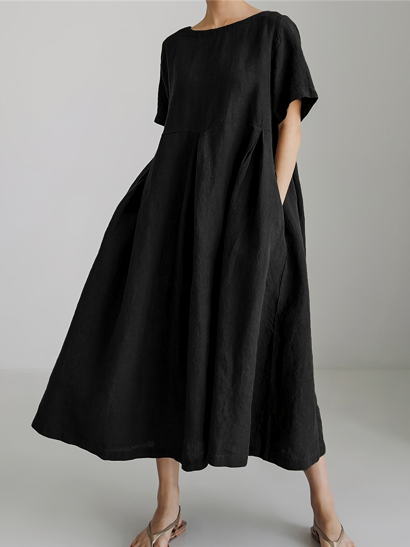 Juliette™ | Robe Longue Élégante en Lin
