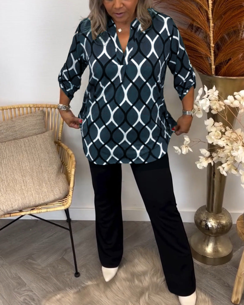 Janny™ | Blouse Décontractée à Manches Longues