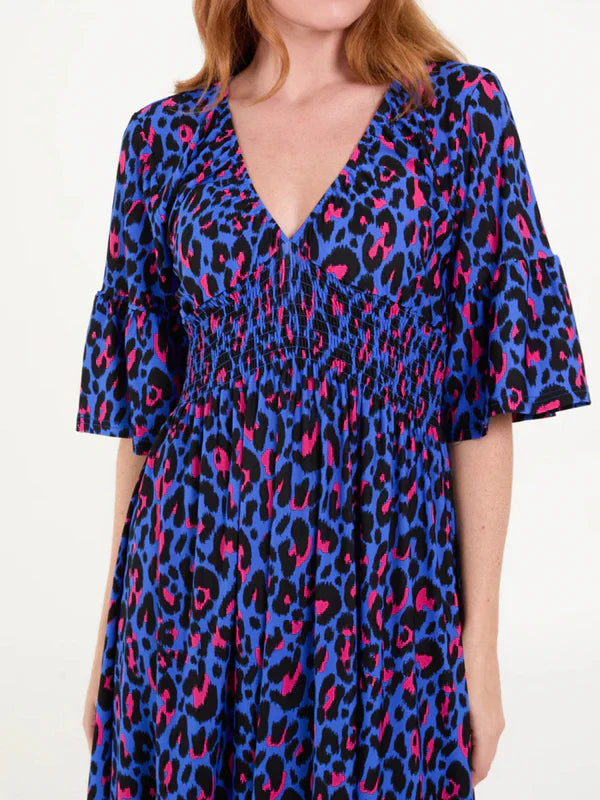 Hannah™ | Robe Léopard Élégante