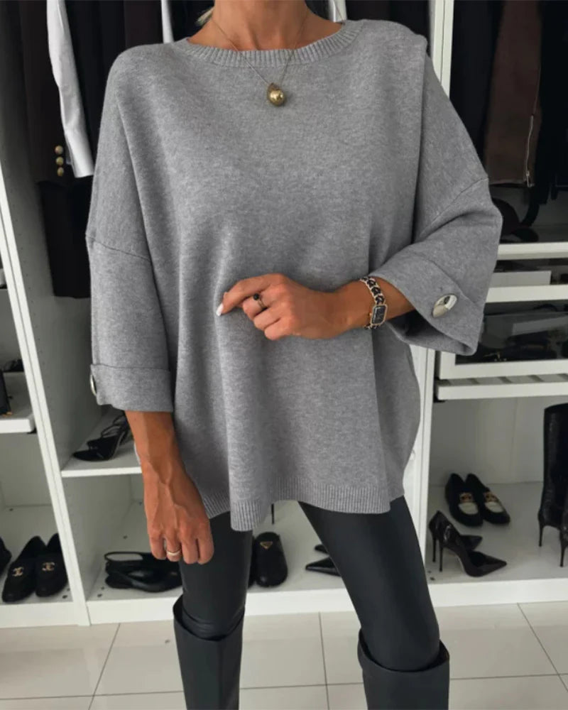 Nessa™ | Pull Chic à Boutons