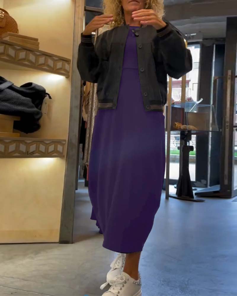 Claire™ | Robe Midi Élégante en Coton