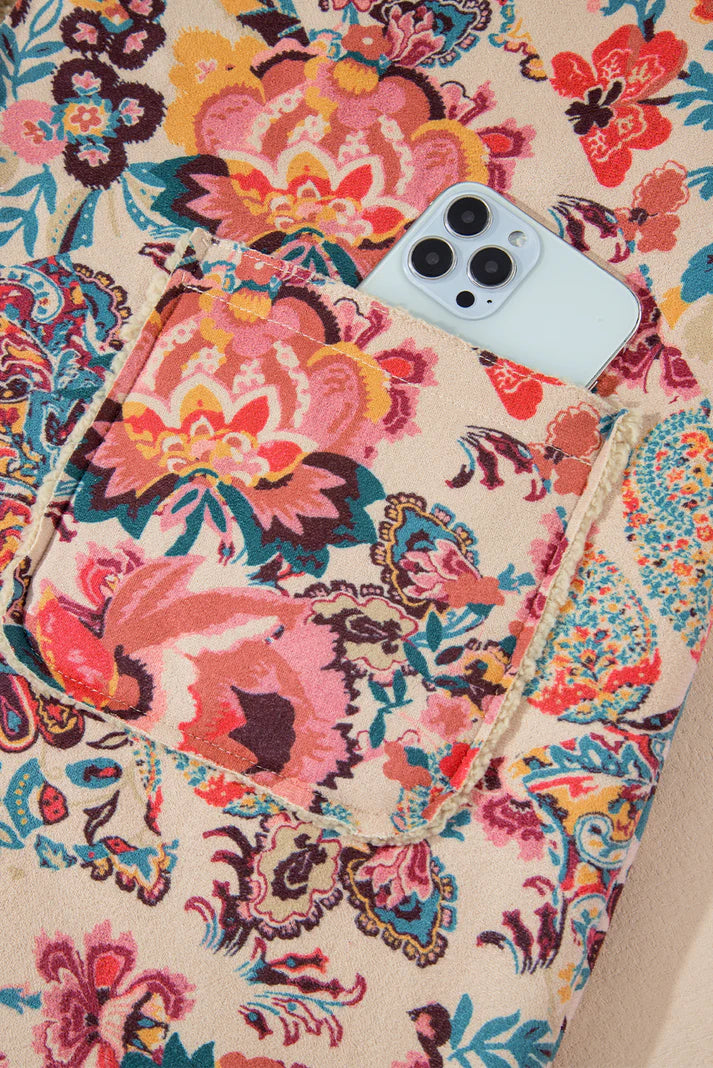Jira™ | Veste Doublée à Motif Paisley