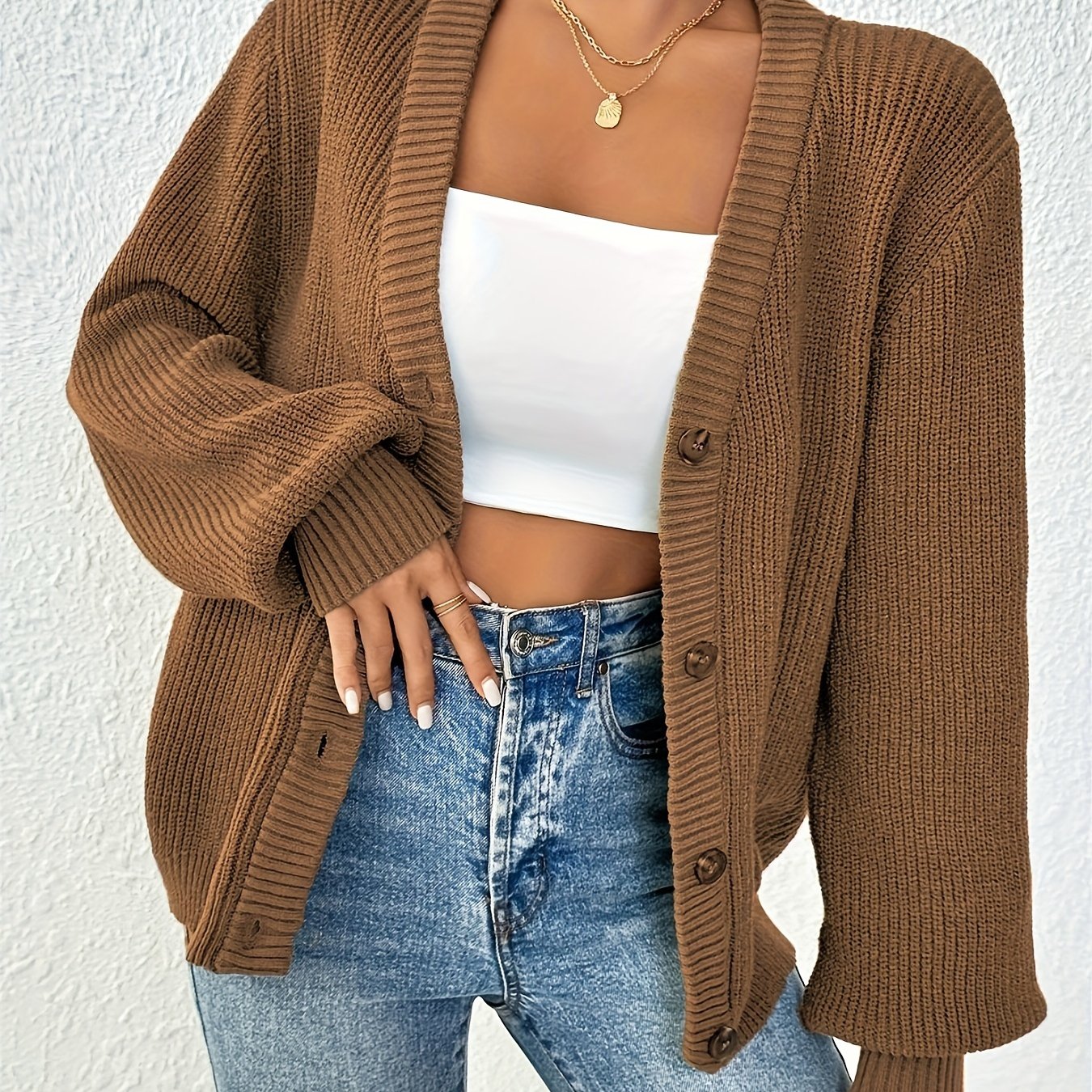 Oriana™ | Cardigan Élégant en Viscose