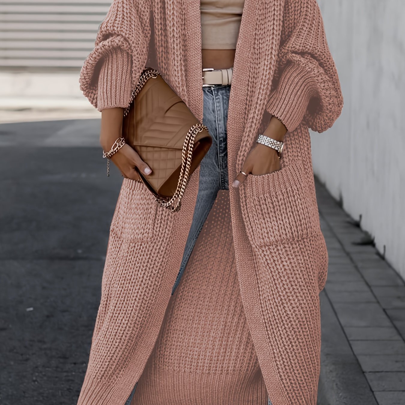 Suri™ | Cardigan Élégant à Col V Profond - Confort et Élégance