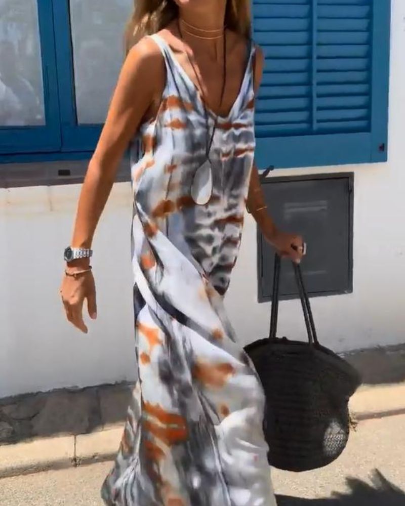 Soria™ | Robe Tie-Dye Élégante et Confortable