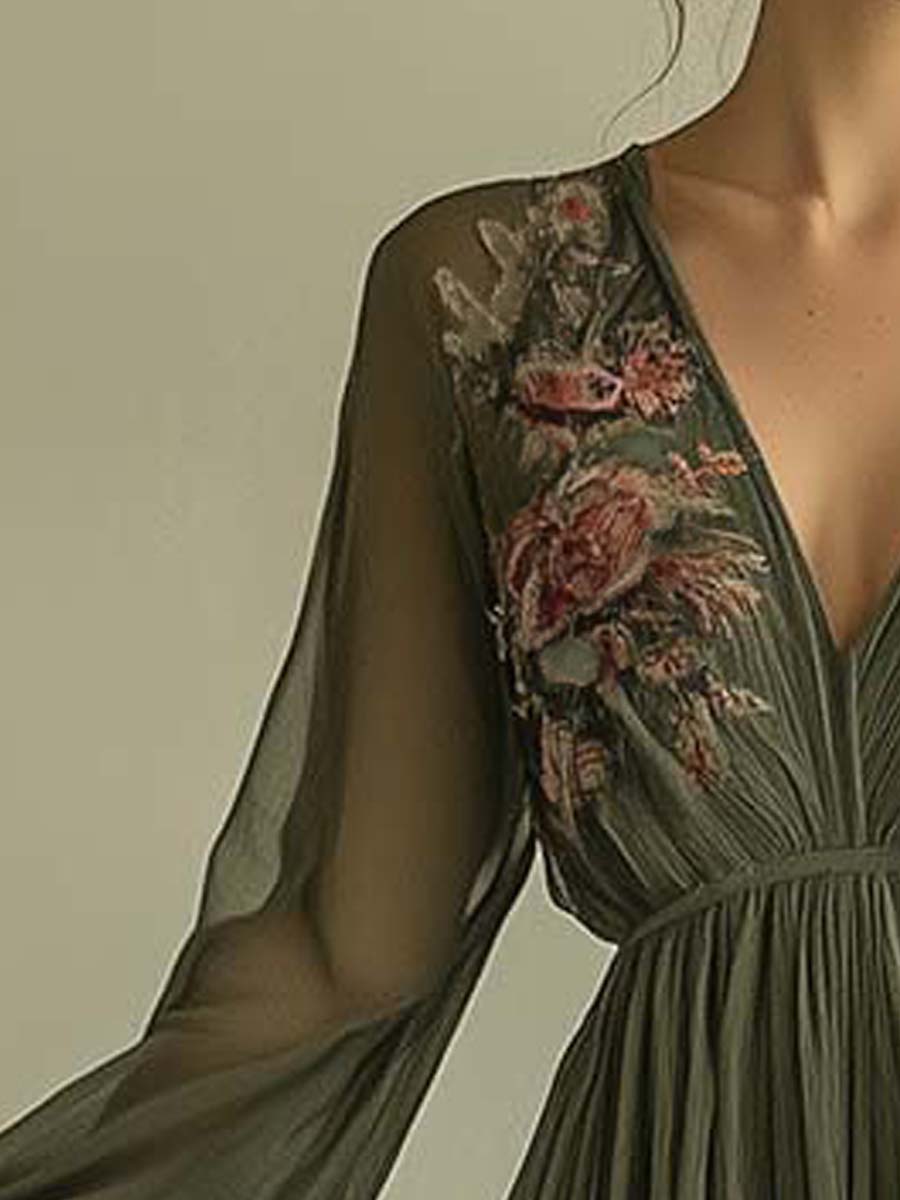 Esther™ | Robe Maxi Élégante à Imprimé Floral