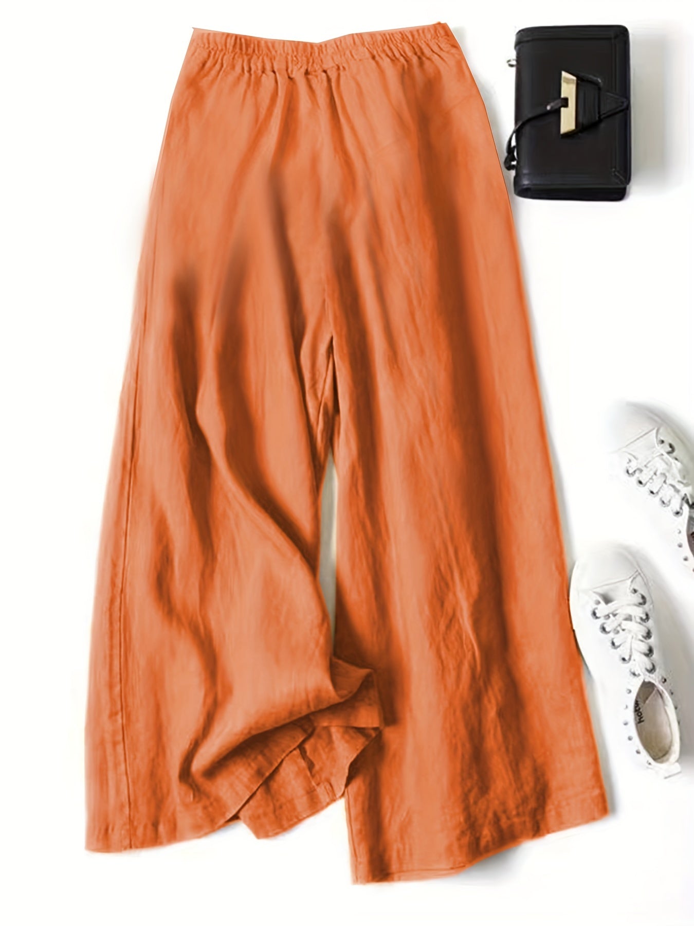 Jani™ | Pantalon Rétro Évasé en Lin