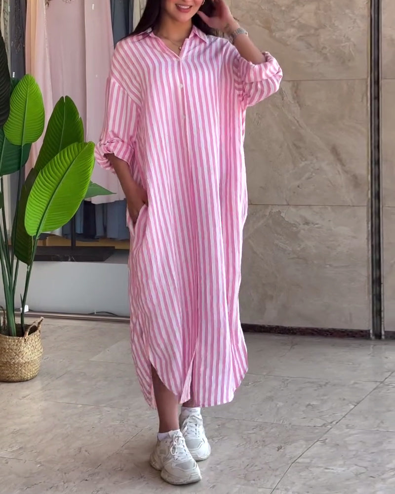 Junar™ | Robe Rayée Décontractée