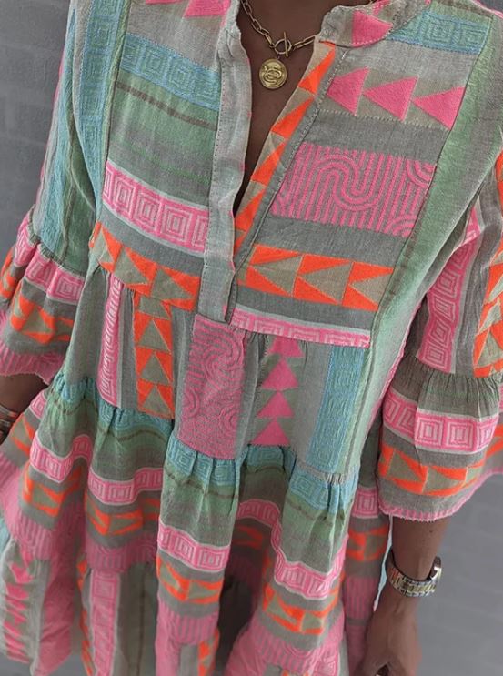 Yanie™ | Robe bohèm Printanière