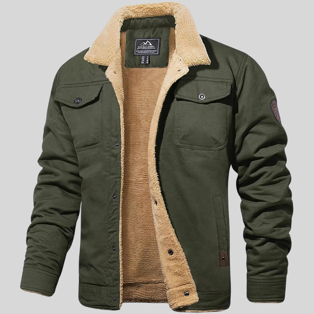 Jayden™ | Veste Trucker en Fleece Doublée en Sherpa