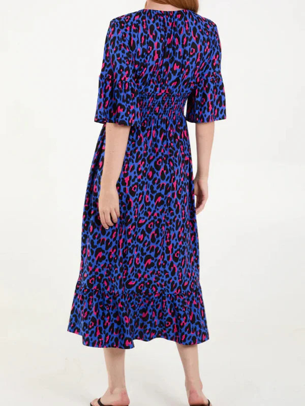 Hannah™ | Robe Léopard Élégante