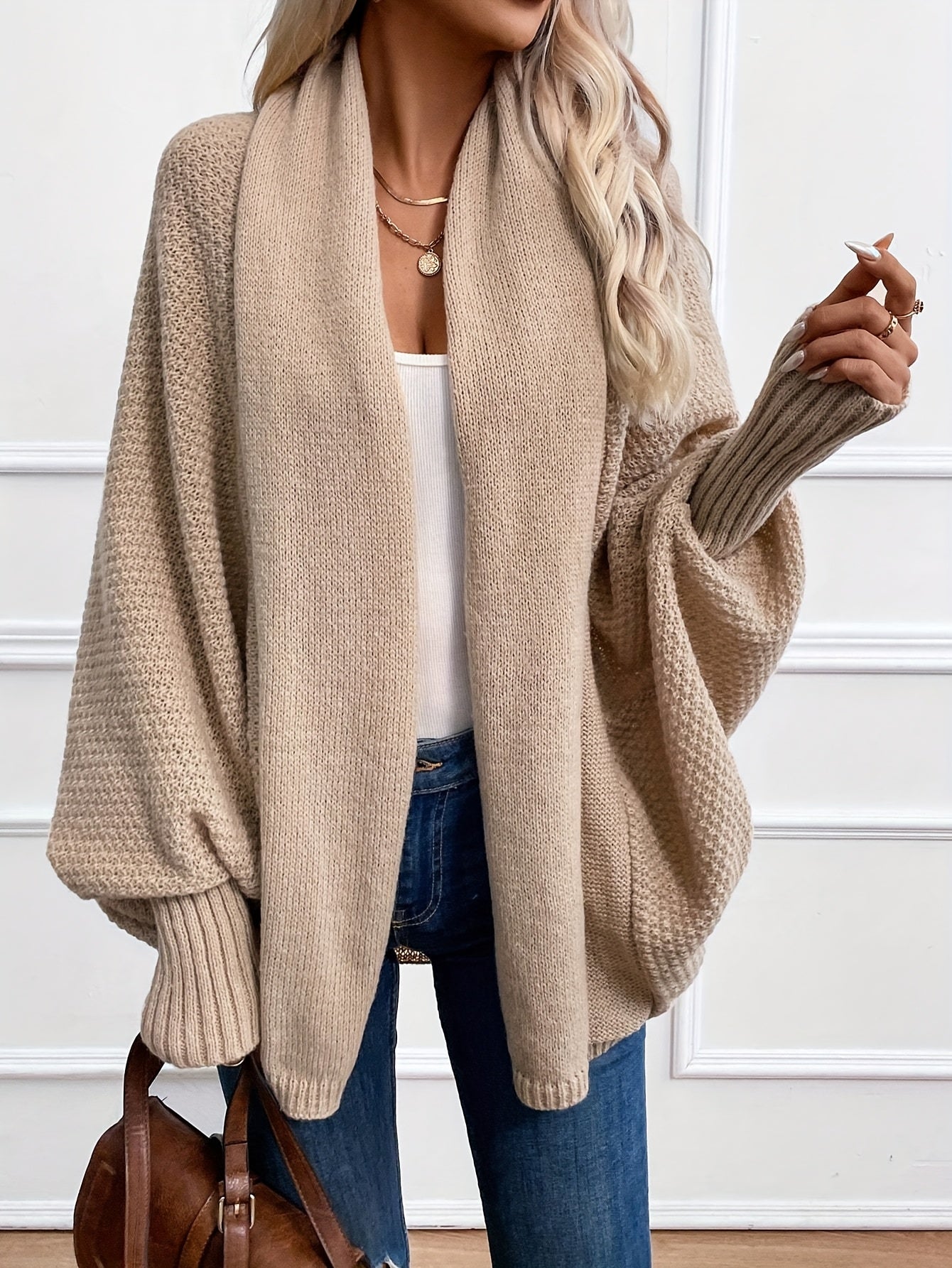 Anisa™ | Cardigan Élégant à Manches Lanterne