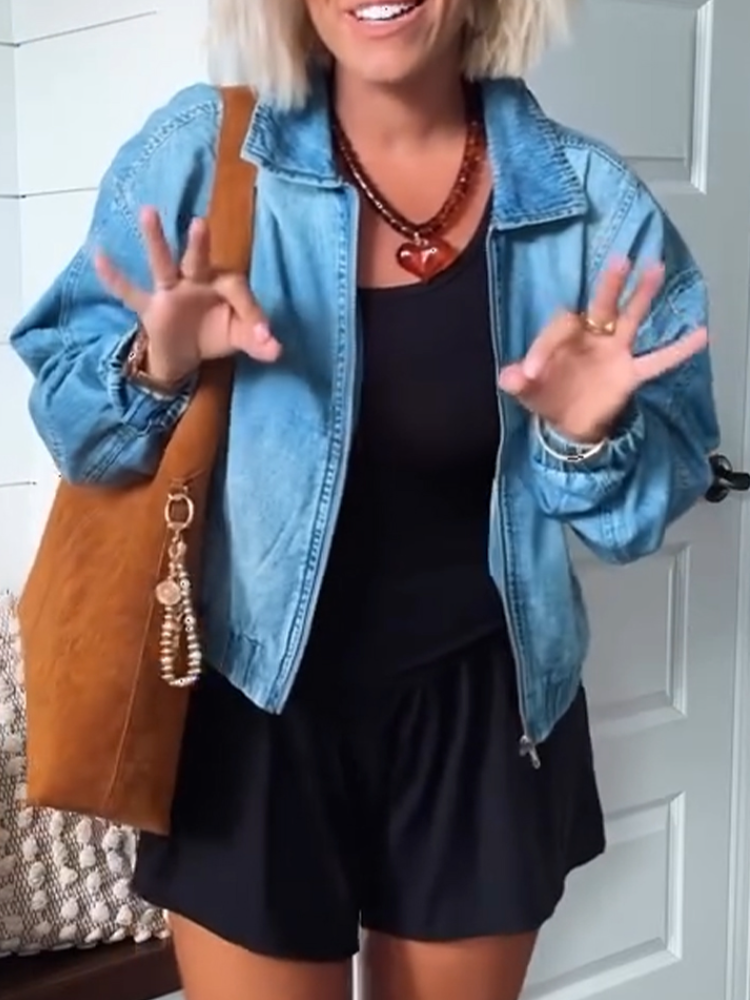 Valentina™ | Veste en Denim Élégante