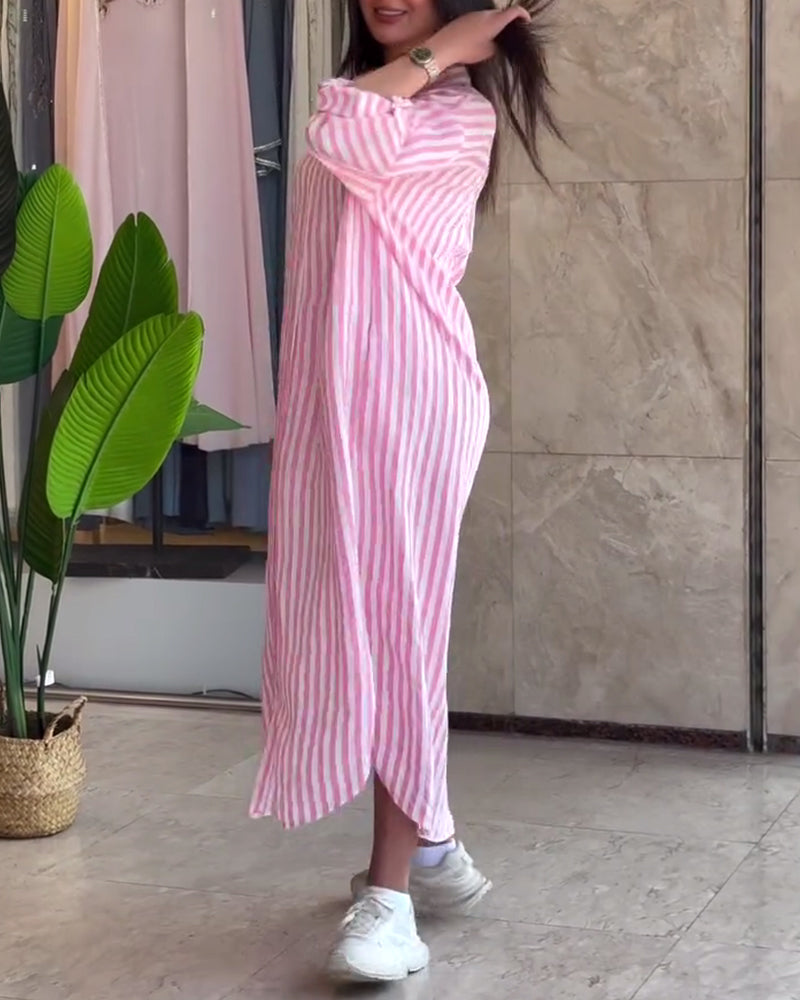 Junar™ | Robe Rayée Décontractée