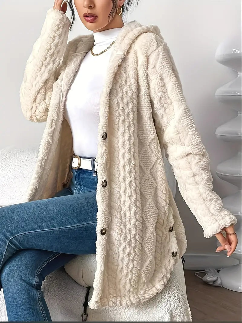 Mel™ | Cardigan Douillet à Capuche