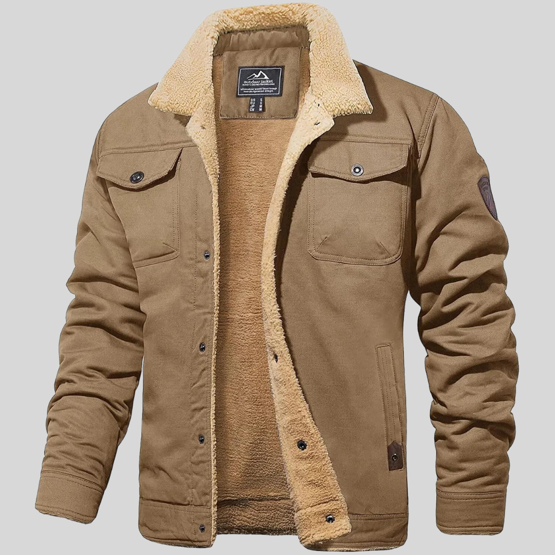 Jayden™ | Veste Trucker en Fleece Doublée en Sherpa