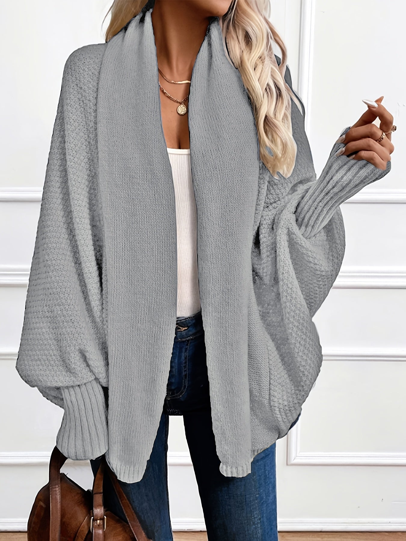 Anisa™ | Cardigan Élégant à Manches Lanterne