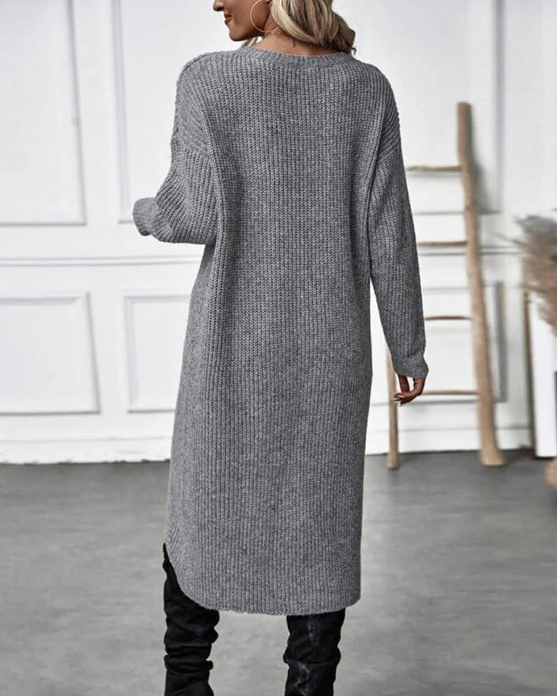 Stella™ | Robe Pull Asymétrique en Coton