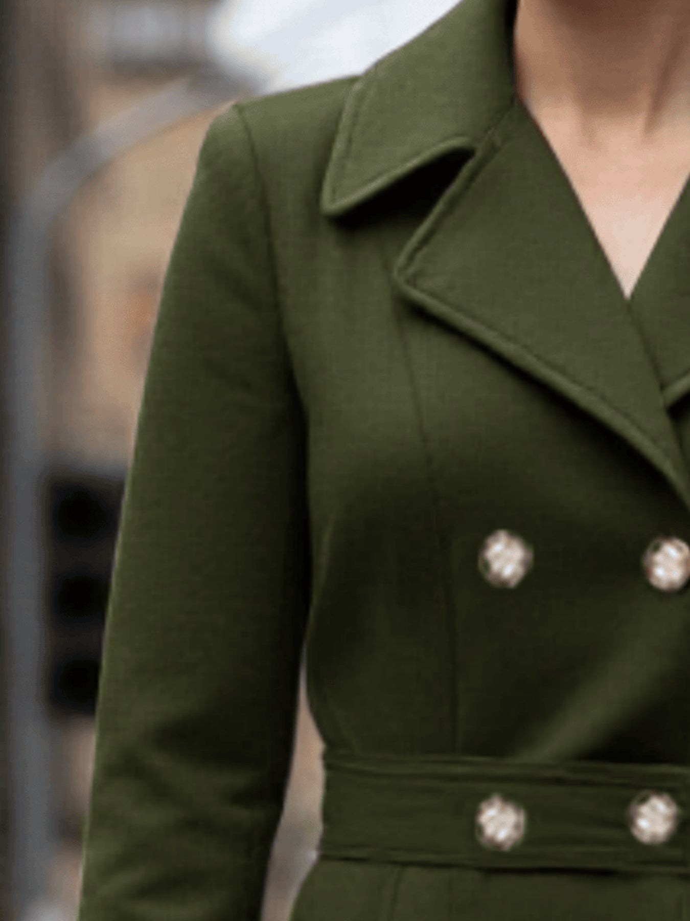 Suzette™ | Manteau long croisé évasé