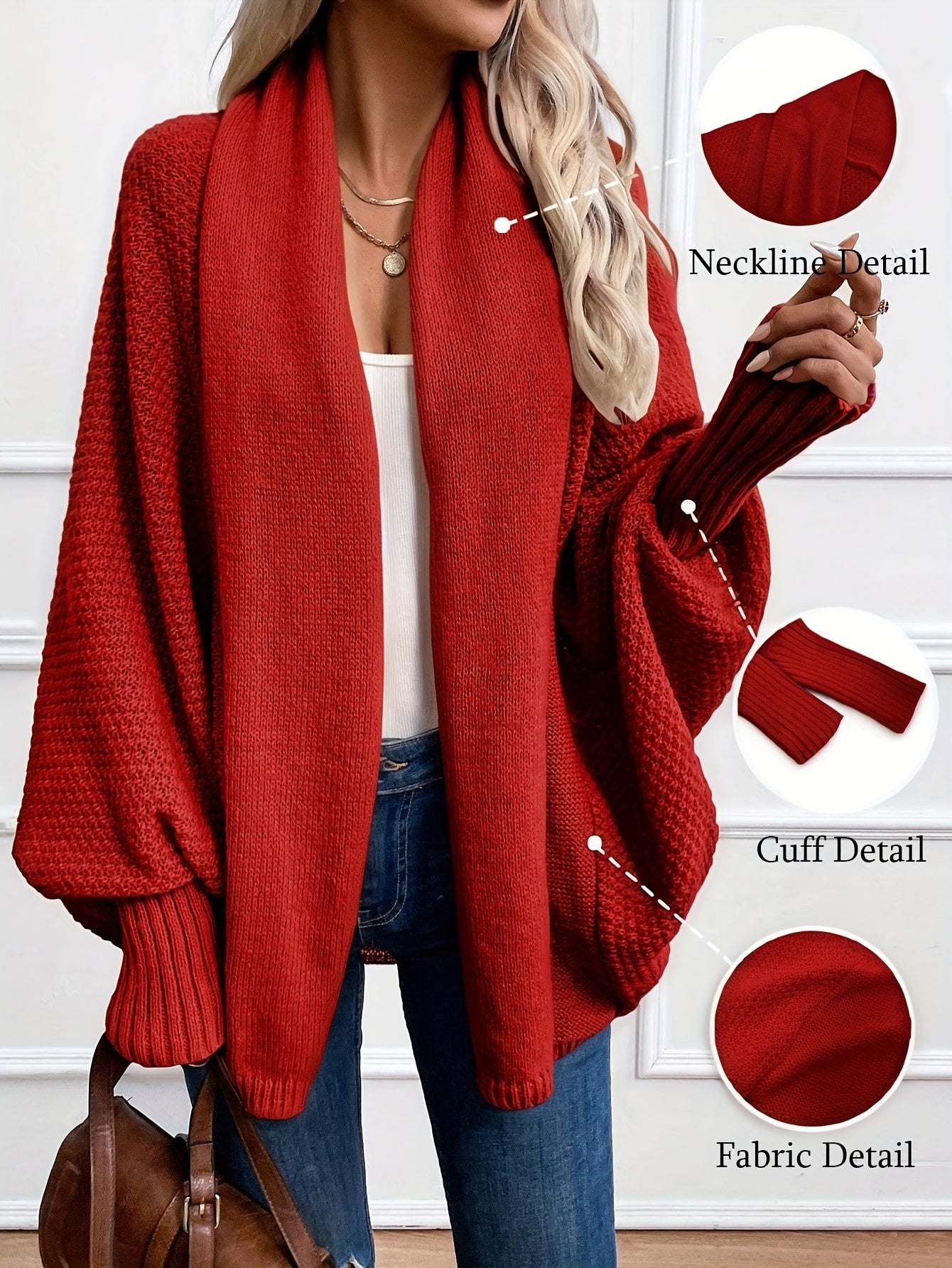 Anisa™ | Cardigan Élégant à Manches Lanterne