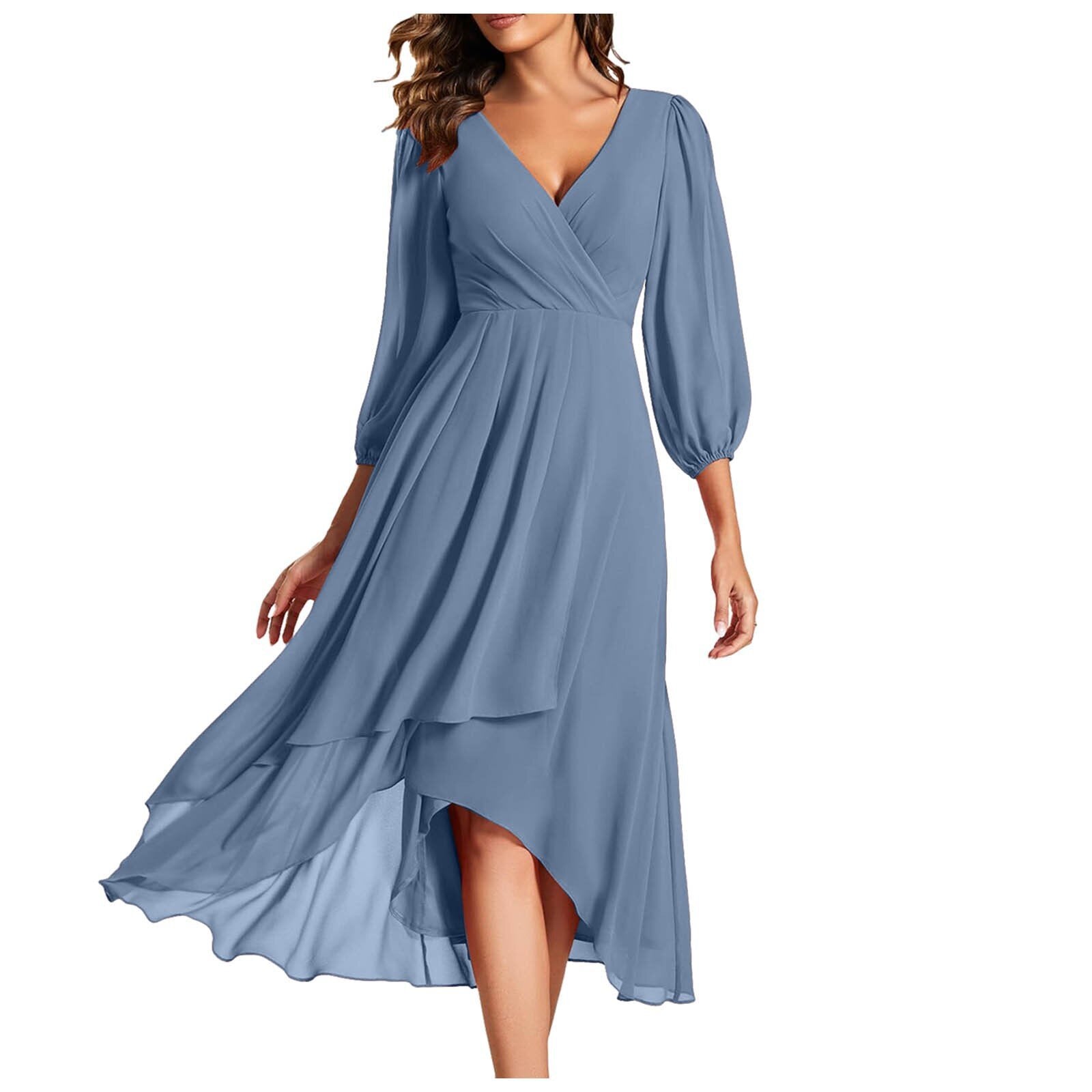 Coline™ | Robe Élégante à Col V