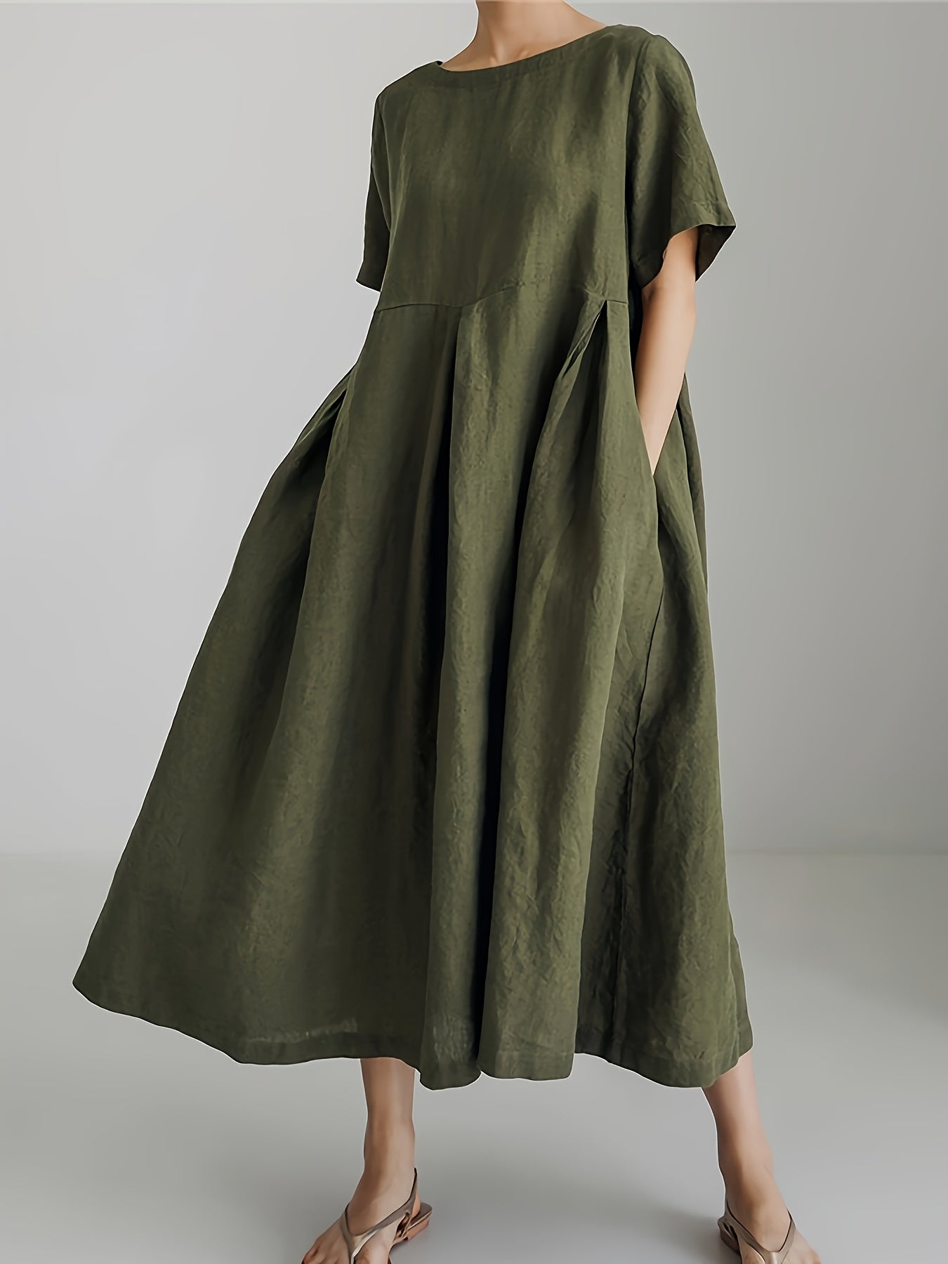 Juliette™ | Robe Longue Élégante en Lin