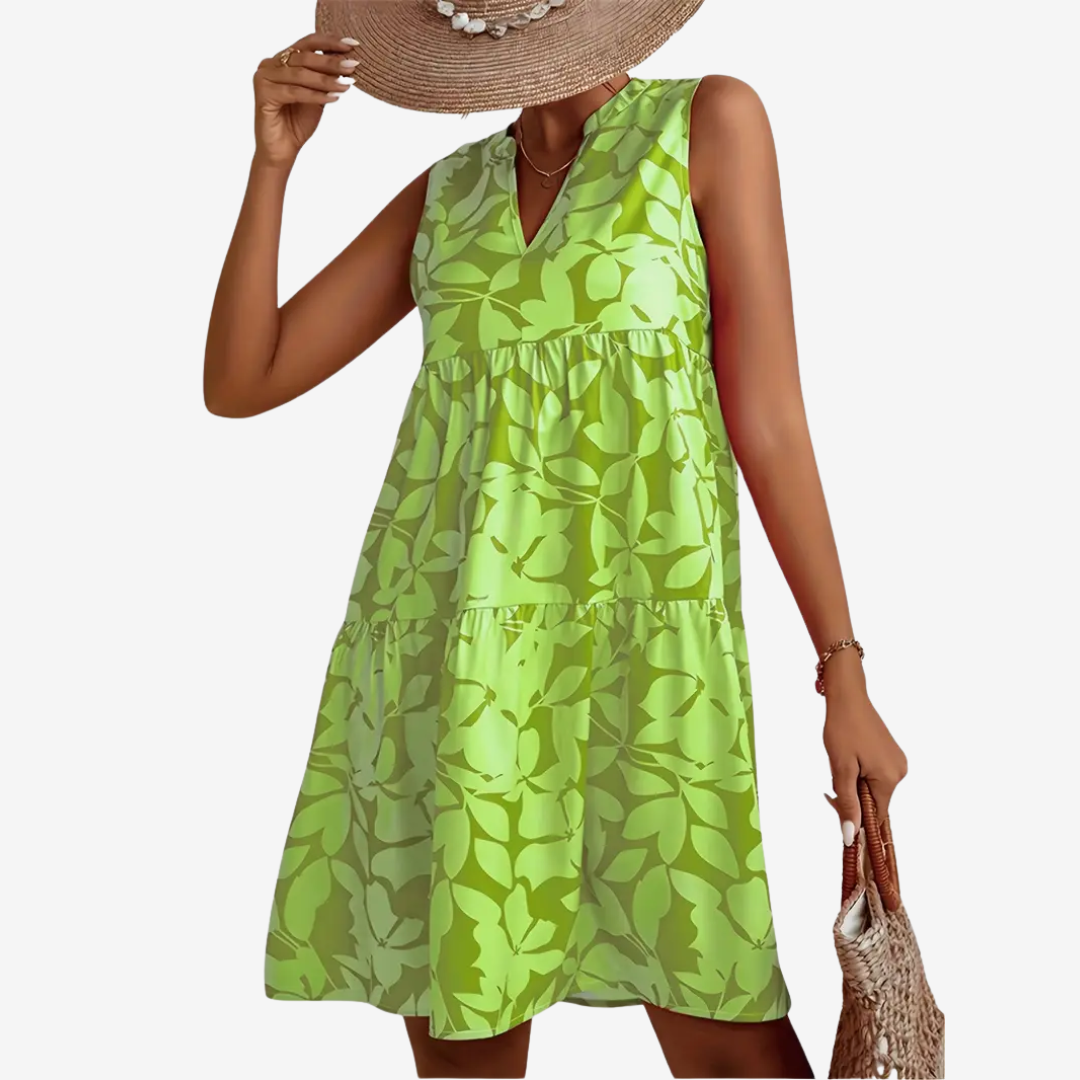 Samia™ | Robe Évasée Fleurie et Aérée