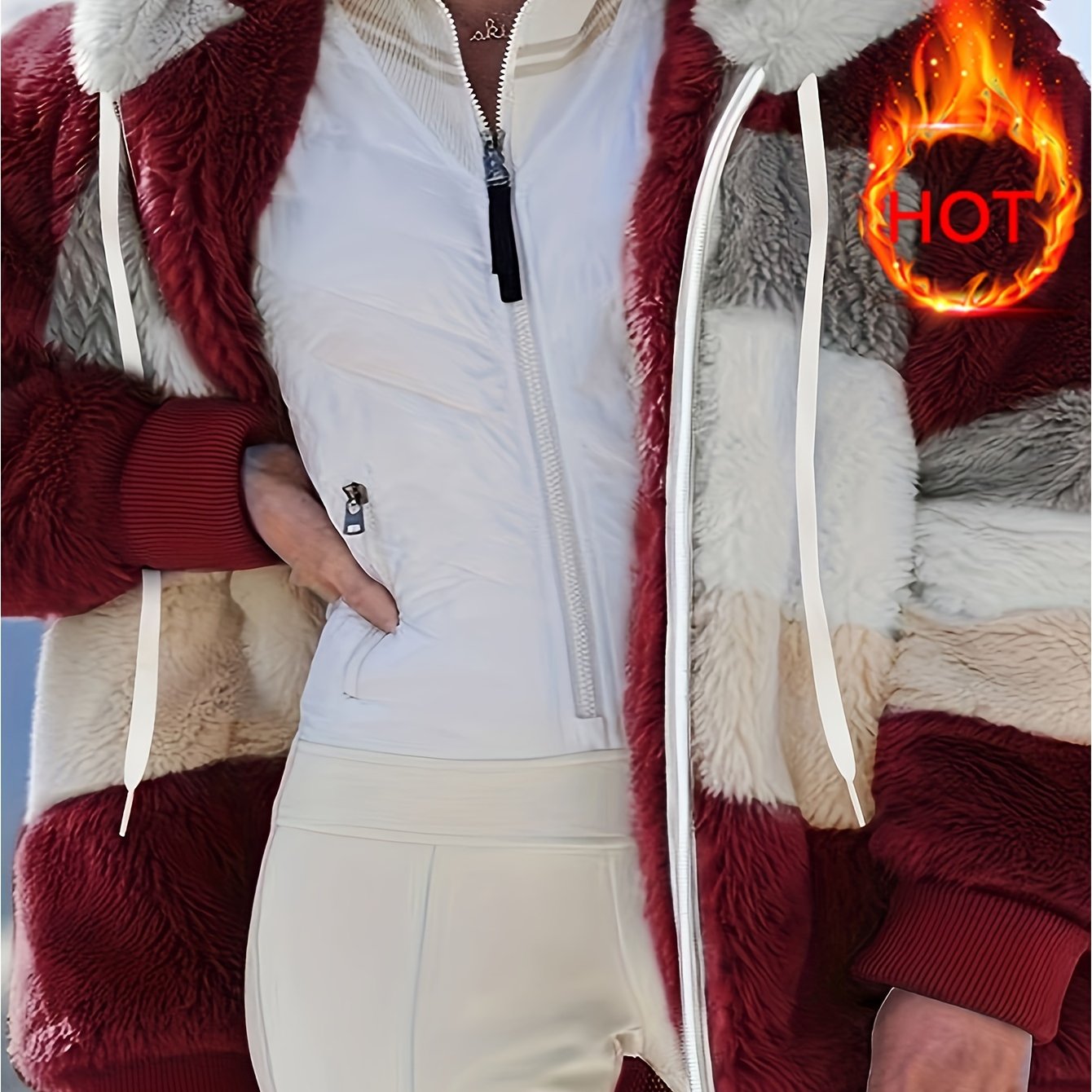 Islae™ | Veste à Capuche en Fausse Fourrure Élégante