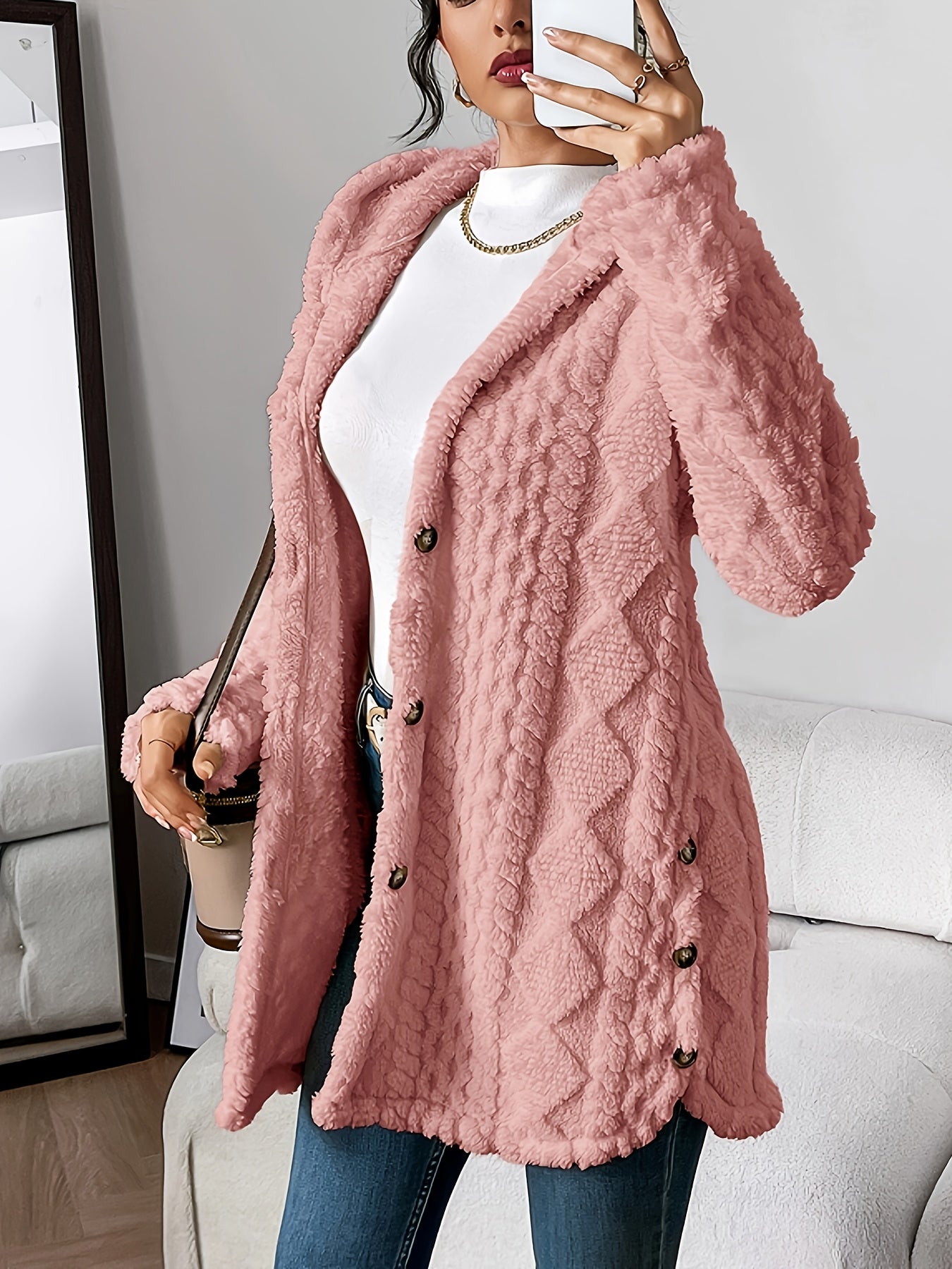 Mel™ | Cardigan Douillet à Capuche