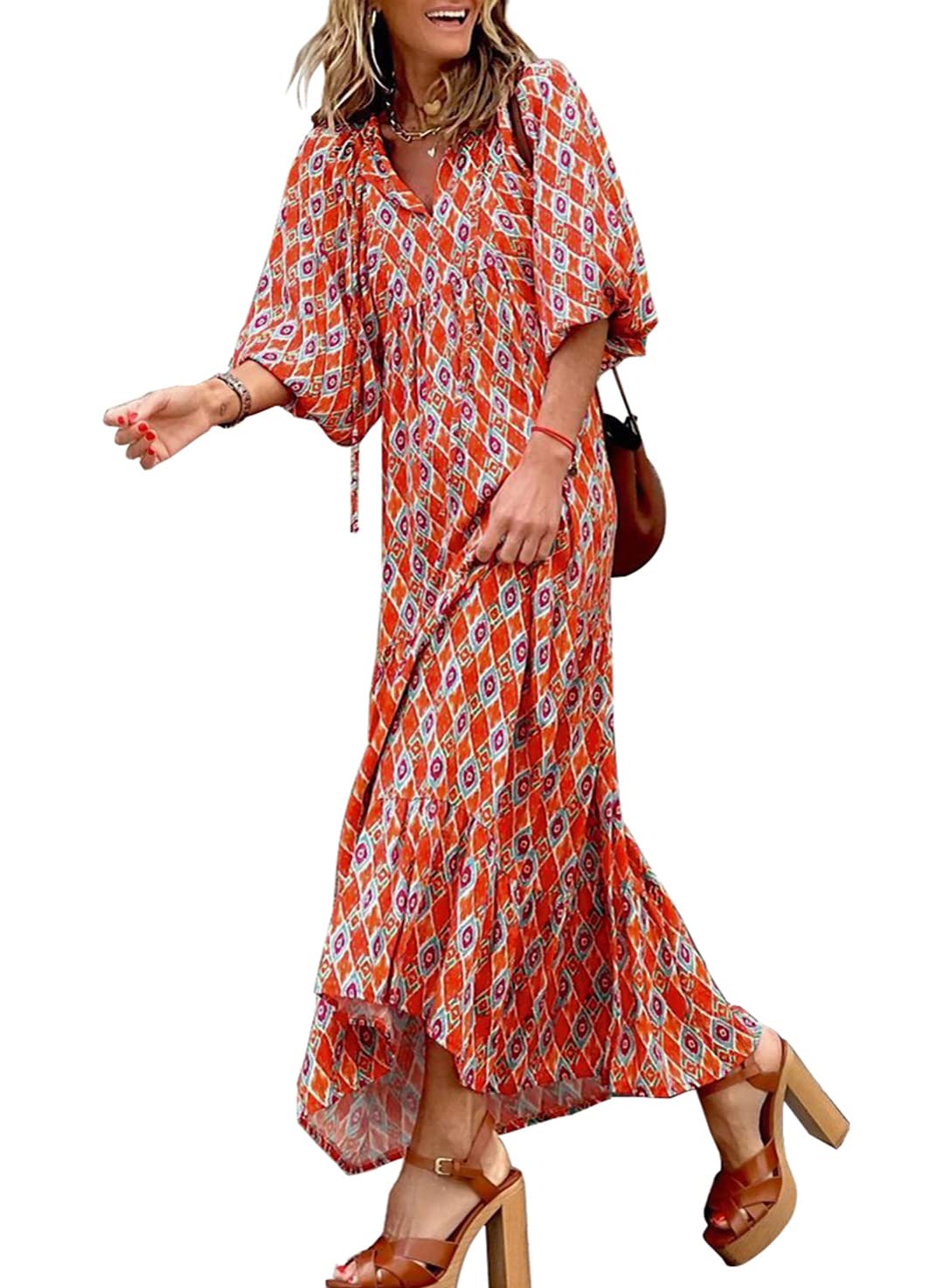 Gabriela™ | Robe Maxi Boho Élégante
