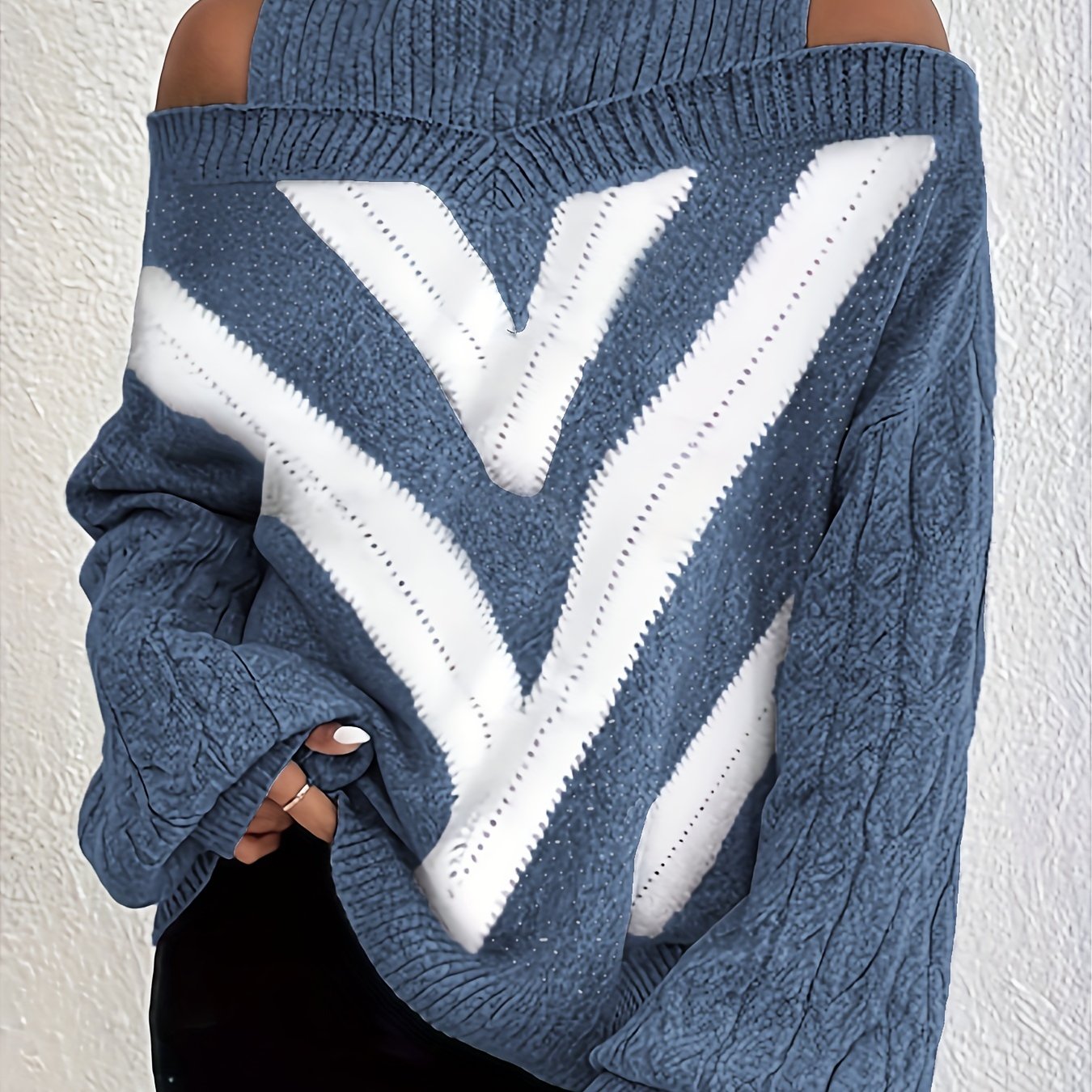 Noa™ | Pull Épaules Dénudées Élégant