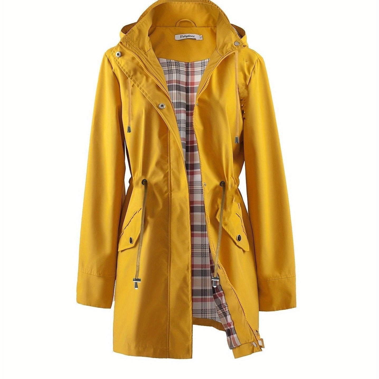 Veronica™ | Manteau à carreaux classique, cintré et imperméable