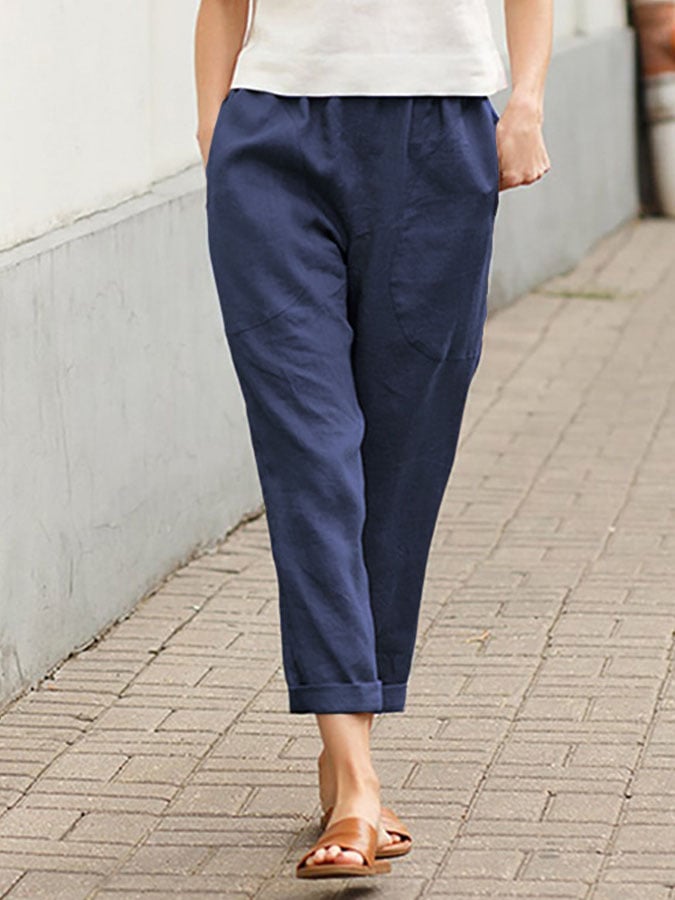 Quinn™ | Pantalon Décontracté Élégant en Coton