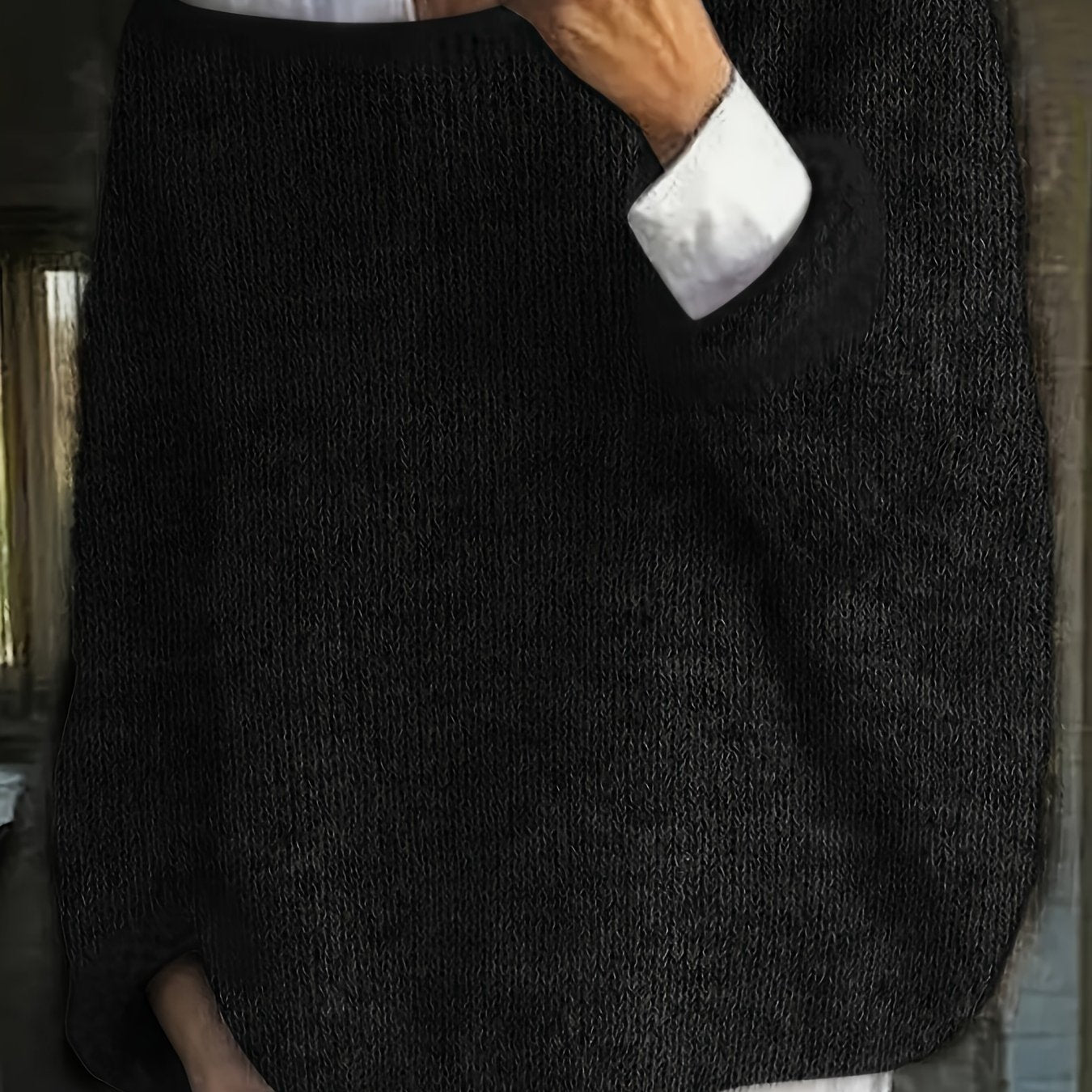 Mia™ | Pull duveteux oversize col bateau