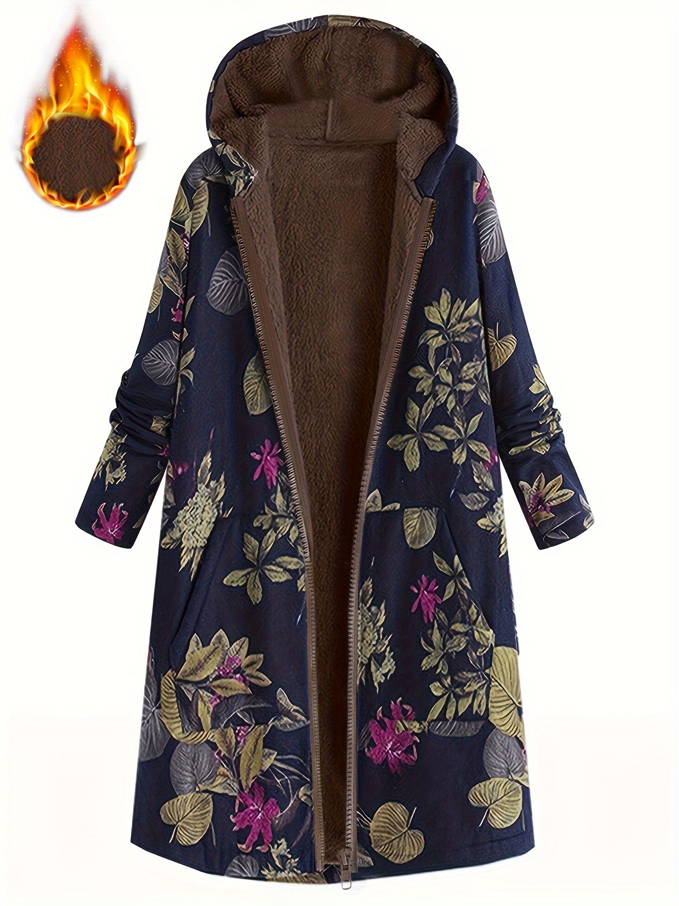 Flora™ | Manteau Long Floral