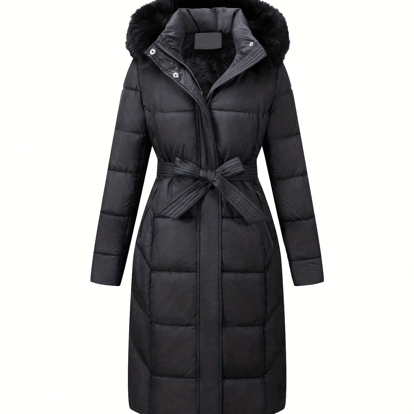 Mara™ | Manteau Élégant Mi-Long avec Capuche