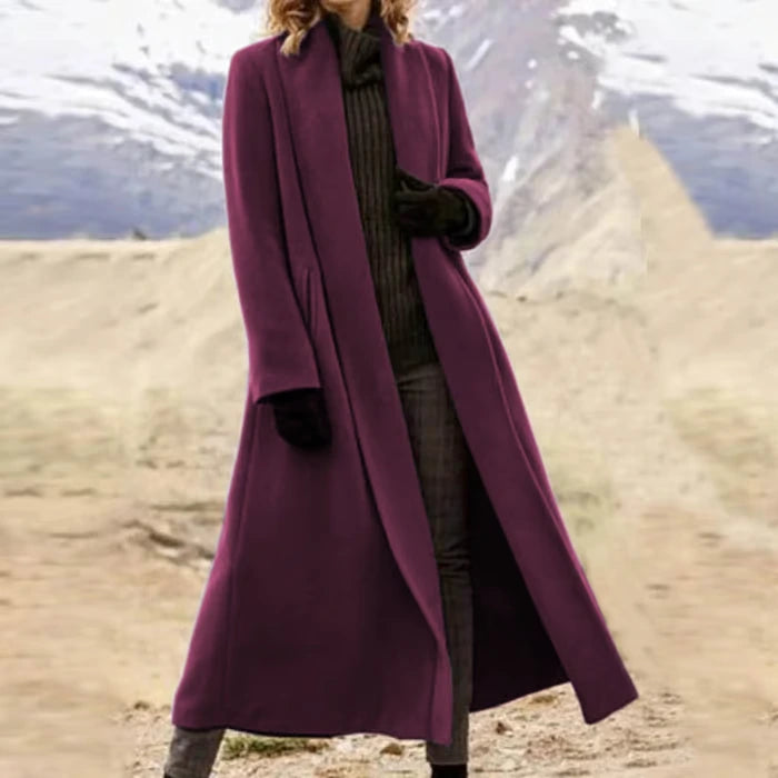 Kalio™ | Manteau Long en Laine+ Gants élégants Gratuits