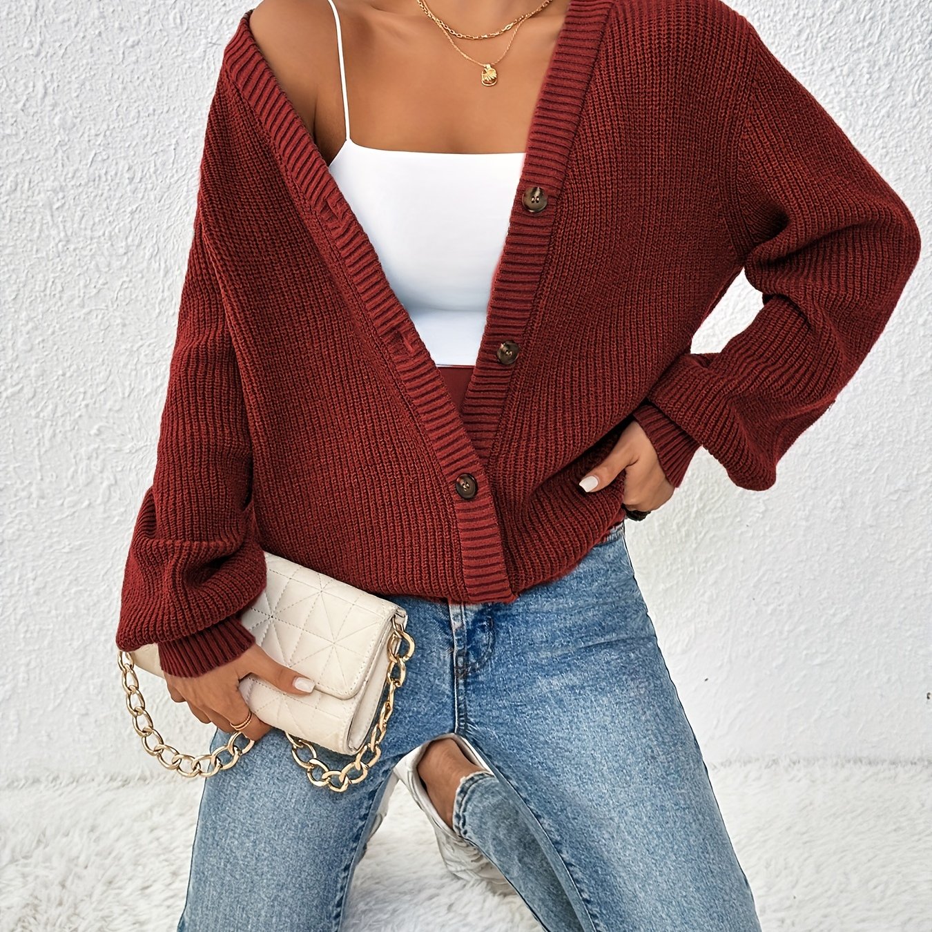 Oriana™ | Cardigan Élégant en Viscose