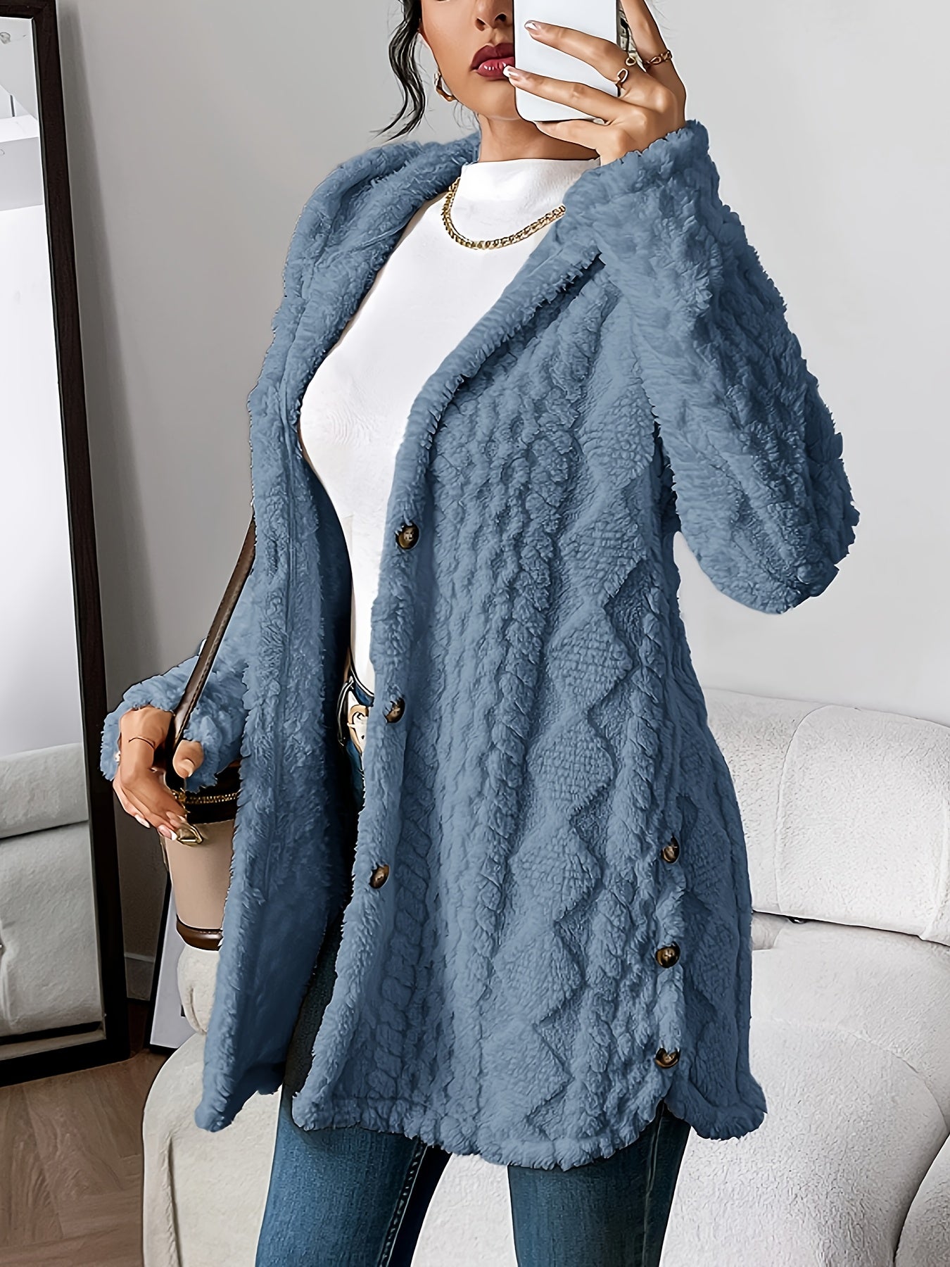 Mel™ | Cardigan Douillet à Capuche