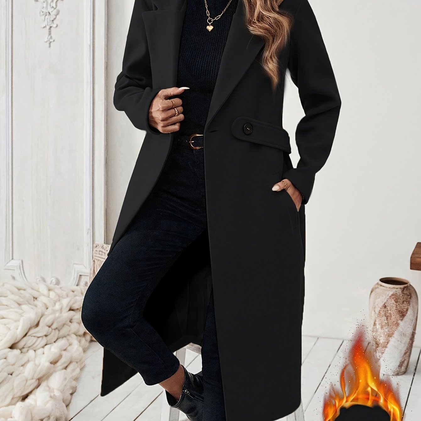 Mery™ | Manteau Long Élégant et Mince