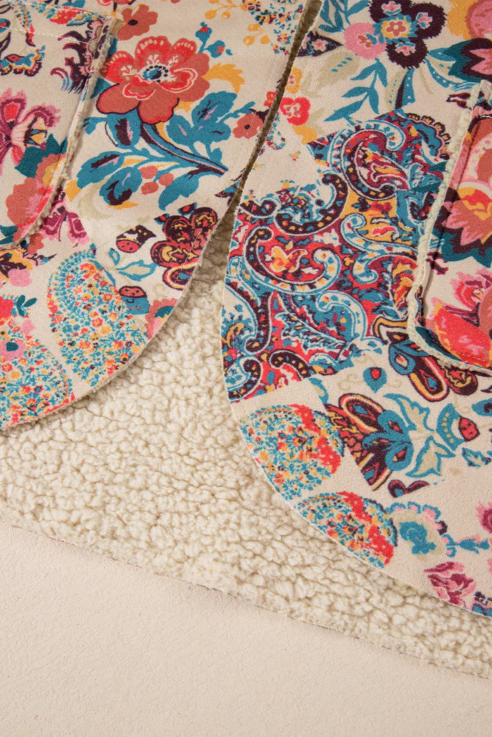 Jira™ | Veste Doublée à Motif Paisley