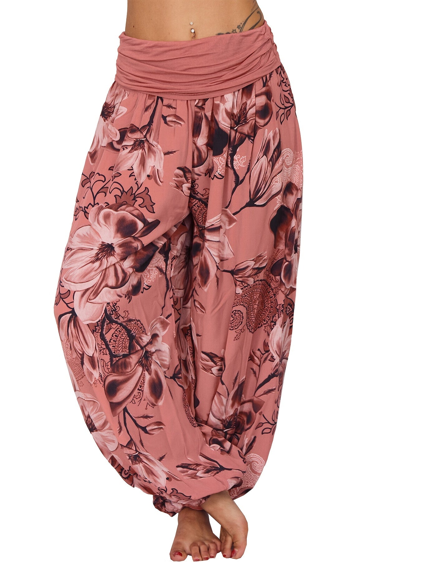 Muri™ | Pantalon Bohémien Floral Élégant