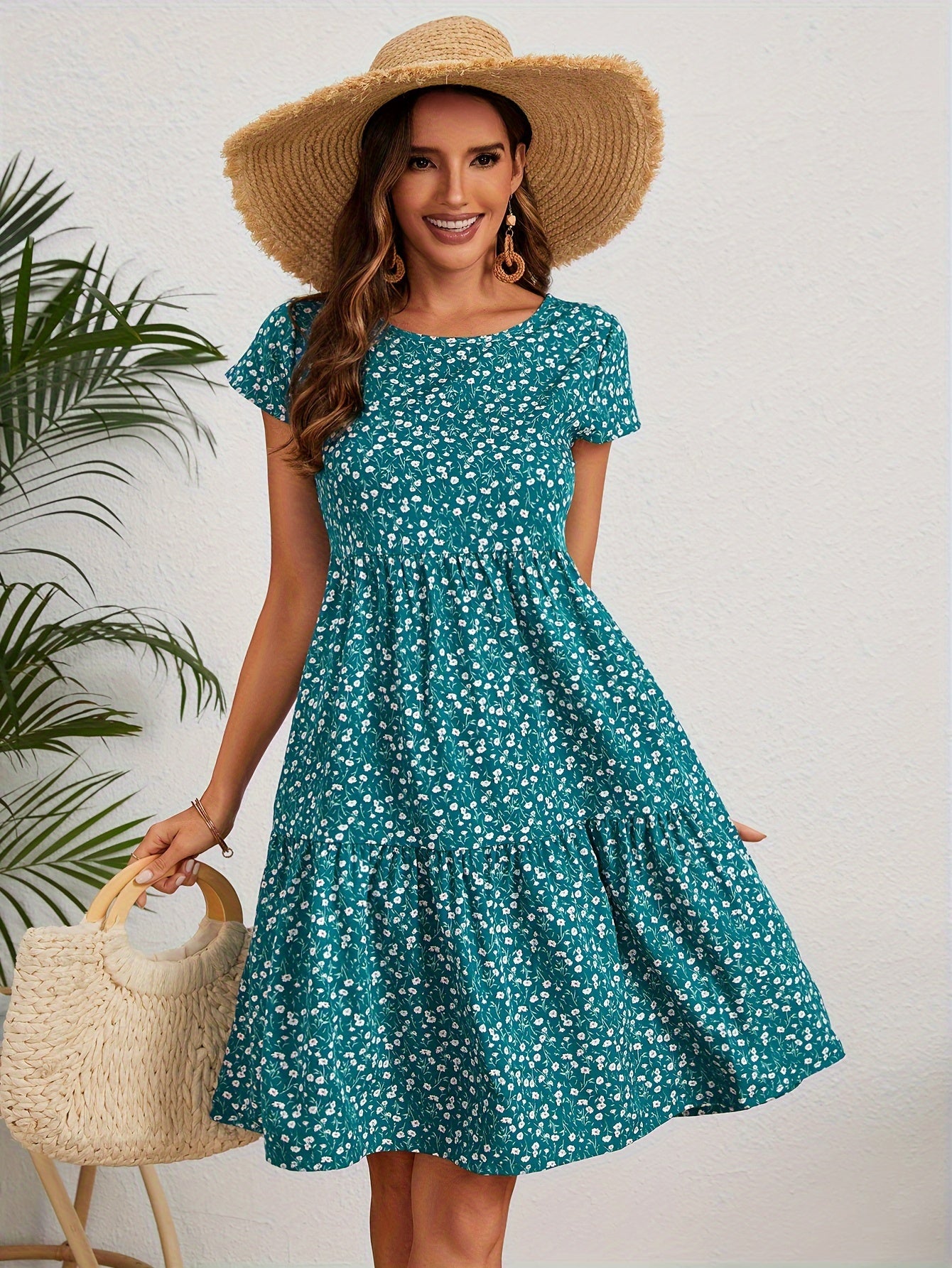 Pena™ | Robe Vintage à Imprimé Floral