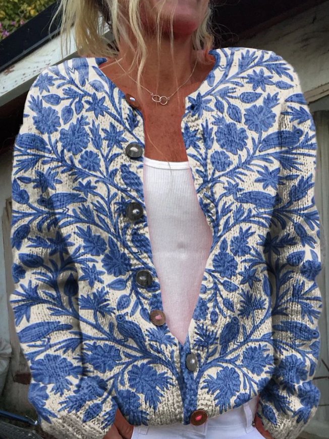 Lowri™ | Veste Florale Élégante
