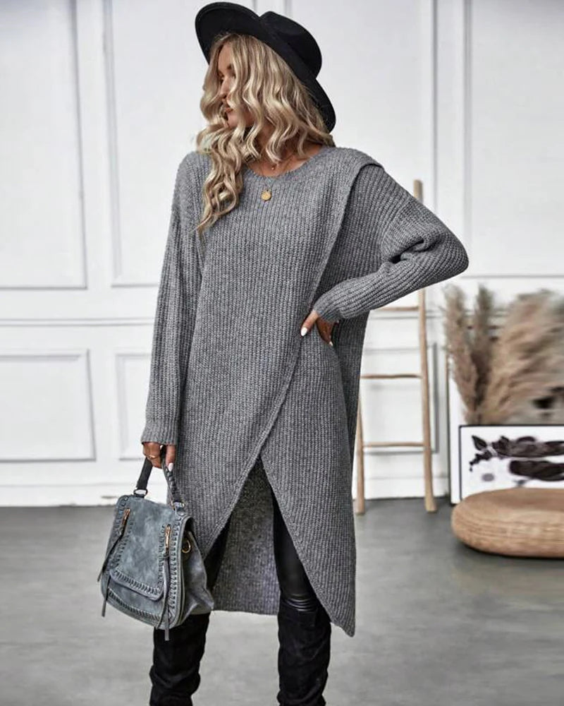 Stella™ | Robe Pull Asymétrique en Coton