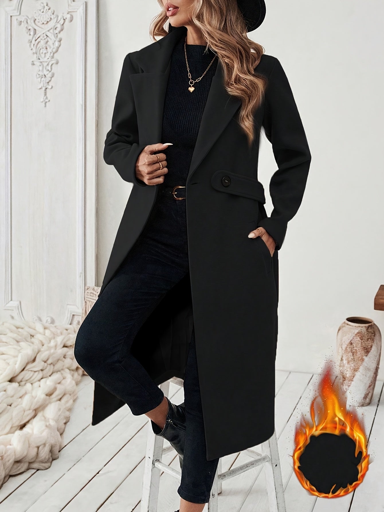 Mery™ | Manteau Long Élégant et Mince